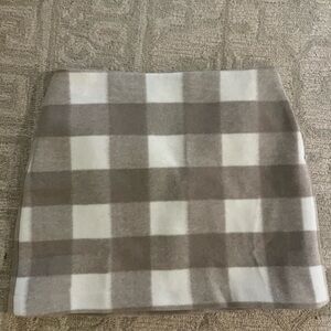 New LOFT skirt with tags, never warn. Plaid skirt, wool blend.
